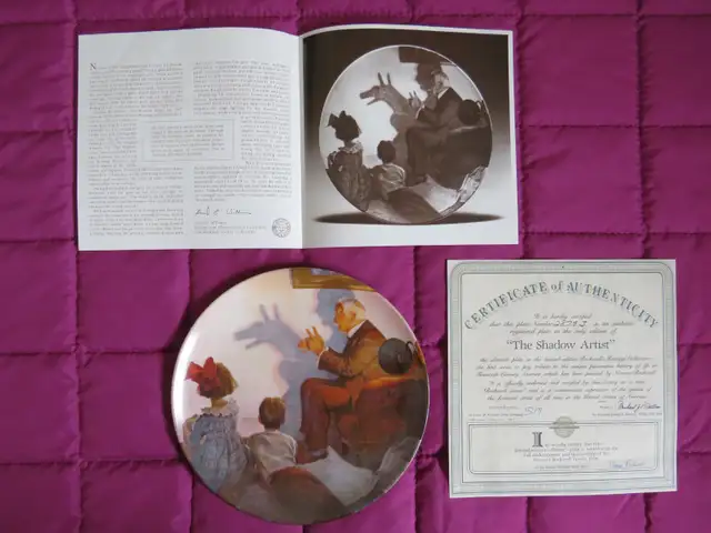 SHADOW ARTIST COLLECTOR PLATE