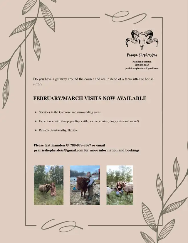 Farm Sitting Services