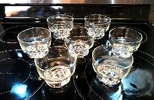 Glass Ice Cream/Dessert Bowls  (X7) - Photo 5