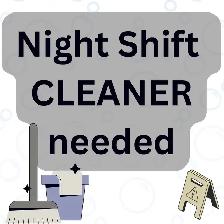 Night Shift Cleaner Needed Vaughan 12am-5am