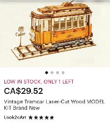 WOOD MODLES ( 3 D tramcar models) - Photo 2