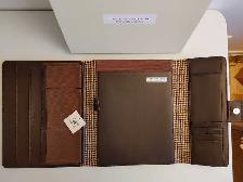 Mallette ( writing pad ) ' CUTTER & BUCK ' ( cuir véritable ) - Photo 5