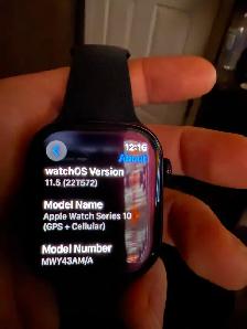 Like new series 10 GPS/Cellular for sale $275.00