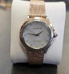 Citizen Rose Tone Pearl Face Eco-Drive Ladies Wrist Watch - Photo 2
