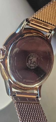 Citizen Rose Tone Pearl Face Eco-Drive Ladies Wrist Watch - Photo 5