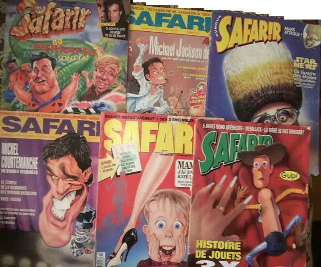 Magazines Safarir 1990s $10 Chacun!