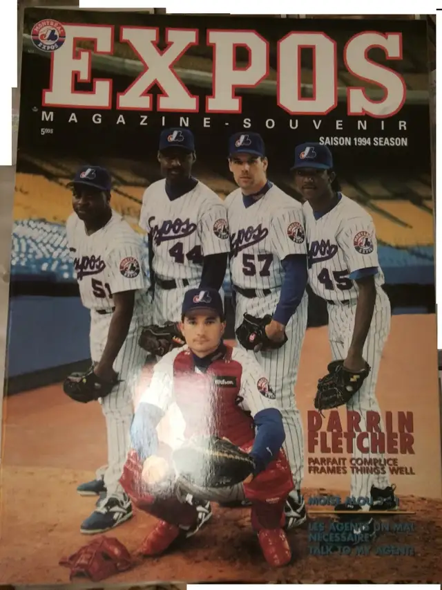 1994 Condition 10/10 Magazine Souvenir Expos $49