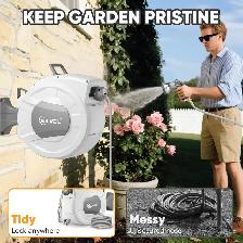 SILVEL Retractable Garden Hose Reel – 105 ft - Photo 2