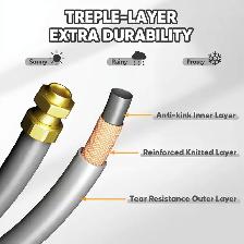 SILVEL Retractable Garden Hose Reel – 105 ft - Photo 8