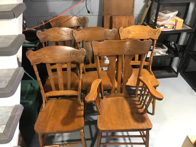 antique dining chairs