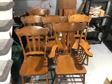 antique dining chairs