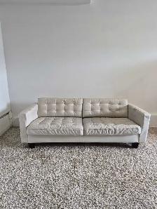 FREE DELIVERY Ikea Morabo 3 Seater Leather Sofa/Couch NO DEPOSIT - Photo 3