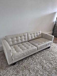 FREE DELIVERY Ikea Morabo 3 Seater Leather Sofa/Couch NO DEPOSIT - Photo 6