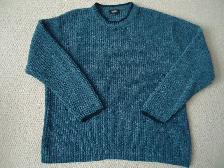 MENS BEAUTIFUL THICK HEAVY ACRYLIC AGENDA NY SWEATER L/ XL