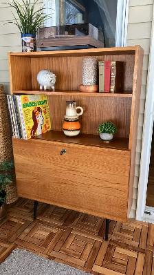 Mid century TEAK TECK Buffet console, crédence, bibliothèque, ba - Photo 4