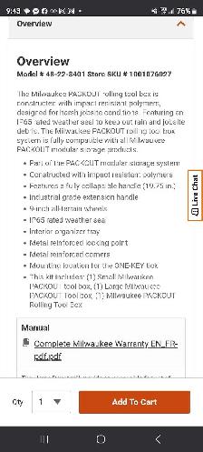 ☆NEW☆ MILWAUKEE PACKOUT TOOL BOX STORAGE SYSTEM - Photo 4