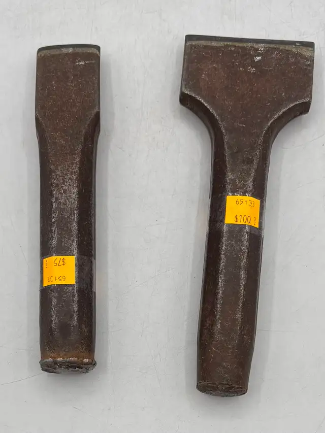 Carbide Stone Chisels: 3 Inch and 1 1/2 Inch