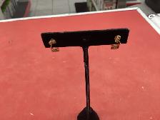 boucle d’oreille en or 10k Versace - Photo 2