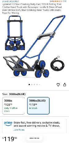 BOJUNST Stair Climbing Hand Truck Dolly - Photo 7