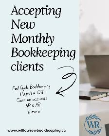 Bookkeeping Services Available
