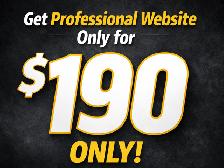 Get Beautiful & Fast Website ✅ $190 just in ✅ 3 days