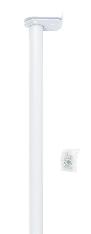 Closet Rod Adjustable 96in To 120in White (Price $15.99)