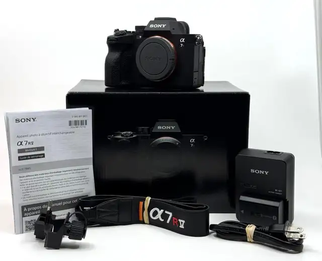 Sony Alpha A7R V 61MP Mirrorless Camera Body Only Warranty $3399