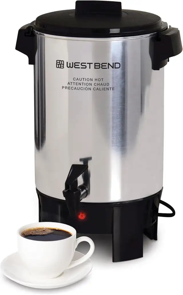 West Bend 58030 Party Perk Coffee Urn – 30-Cup