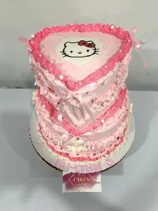 Hello kitty cake idea 20 servings - Photo 3