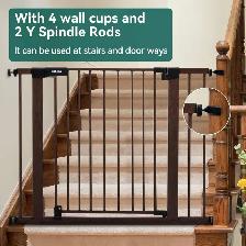 Babelio Adjustable Pressure-Mounted Baby Gate - Photo 4