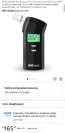 BACtrack S80 Professional-Grade Breathalyzer - Photo 7