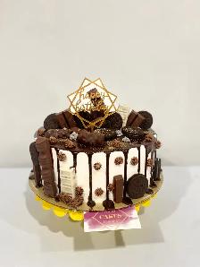 White flowers wedding cakes , pink red flowers cake - Photo 6