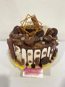 White flowers wedding cakes , pink red flowers cake - Photo 7