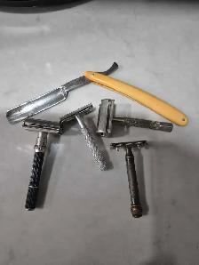 vintage Straight edge & double edge razors