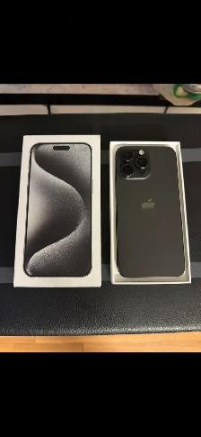 New Iphone 15 Pro Max - 256gb - Titanium - 100% battery