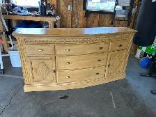 Solid oak dresser