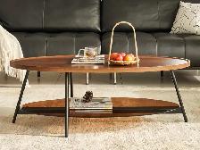 SHRINE Modern Oval Coffee Table