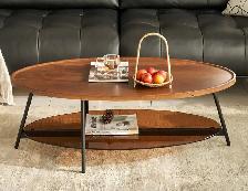 SHRINE Modern Oval Coffee Table - Photo 4