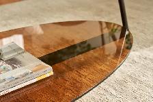 SHRINE Modern Oval Coffee Table - Photo 6
