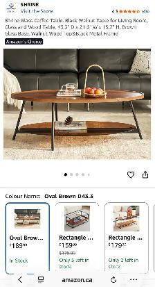 SHRINE Modern Oval Coffee Table - Photo 9