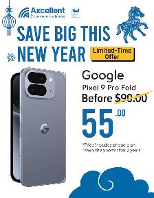 Bell New Customers Google Pixel 9 Pro Fold Offer
