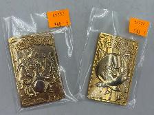 Burger King Golden Pokemon Cards: Jigglypuff & Charizard