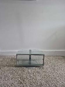 FREE DELIVERY Glass Swivel TV Stand / TV Cabinet / Entertainment - Photo 2