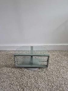 FREE DELIVERY Glass Swivel TV Stand / TV Cabinet / Entertainment - Photo 3