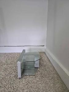 FREE DELIVERY Glass Swivel TV Stand / TV Cabinet / Entertainment - Photo 4