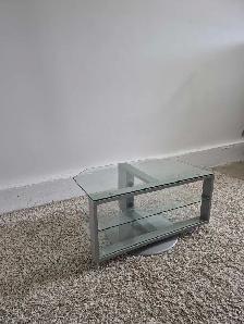 FREE DELIVERY Glass Swivel TV Stand / TV Cabinet / Entertainment - Photo 7