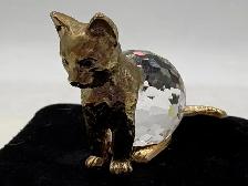 Lencia Austria Gold-Plated Crystal Figurines ( x 5 Available ) - Photo 4