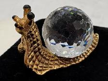 Lencia Austria Gold-Plated Crystal Figurines ( x 5 Available ) - Photo 5