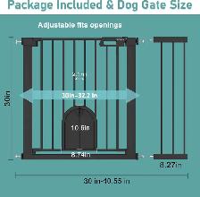 TSAYAWA Extra Wide Auto-Close Safety Gate - Photo 2