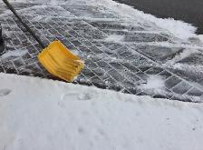 Snow shoveling